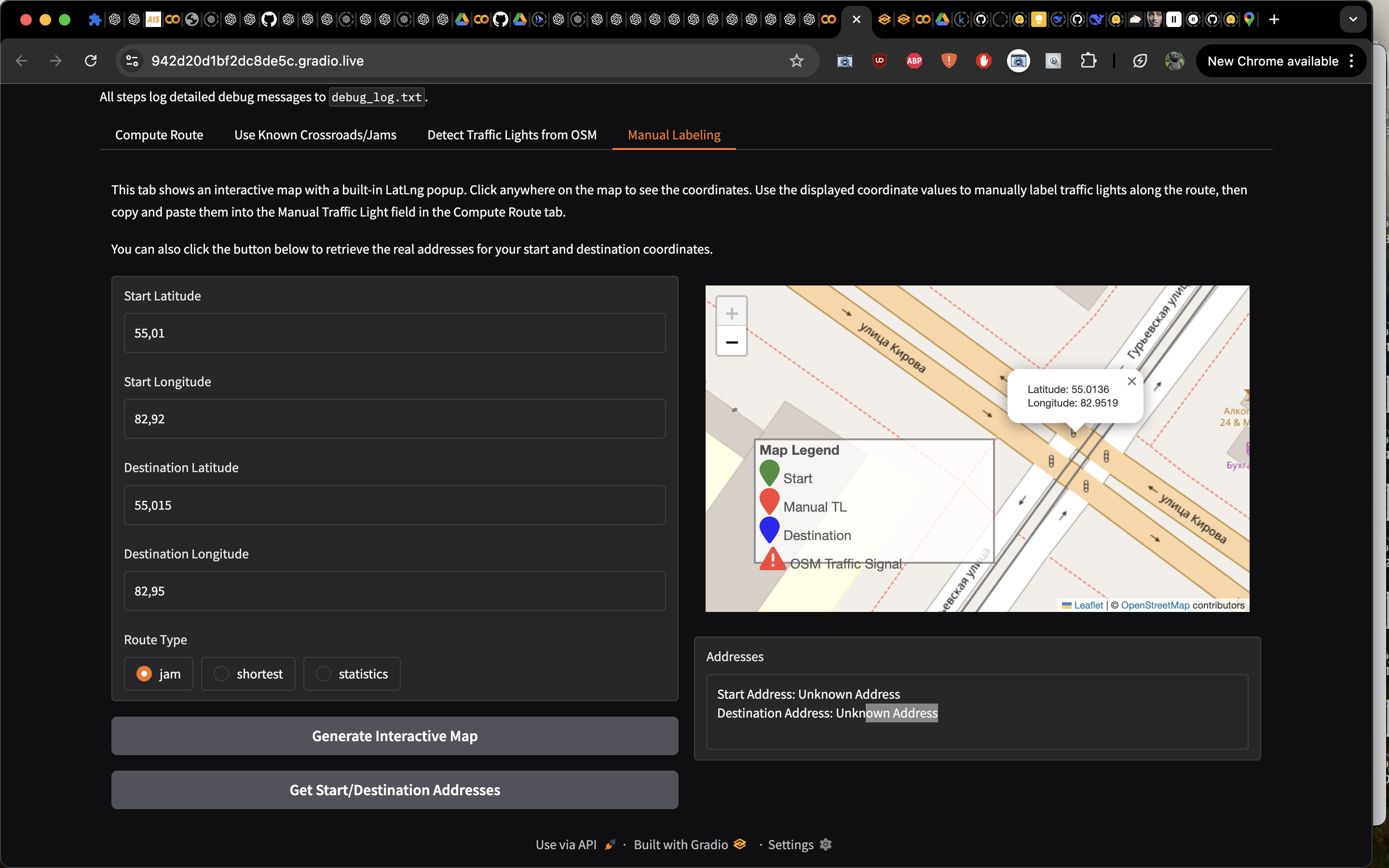 Smart Drive telemetry view