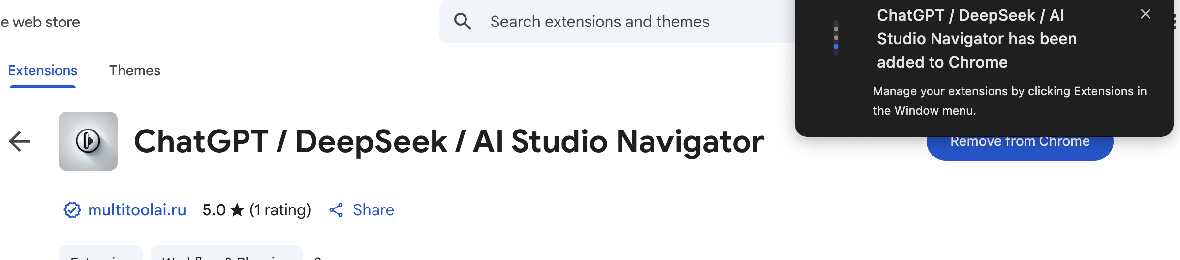 Navigator Chrome
